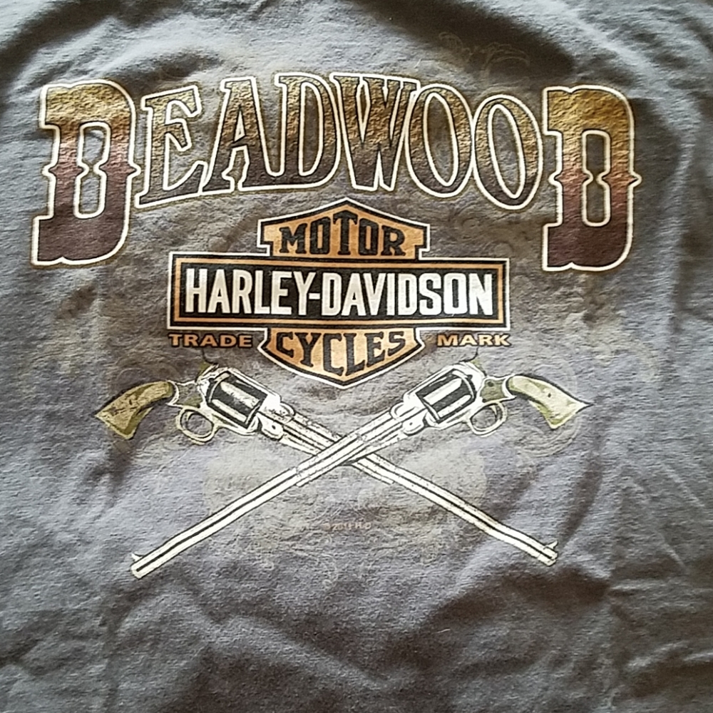 Deadwood SD Harley Davidson Tee Shirt Unisex Sz L
